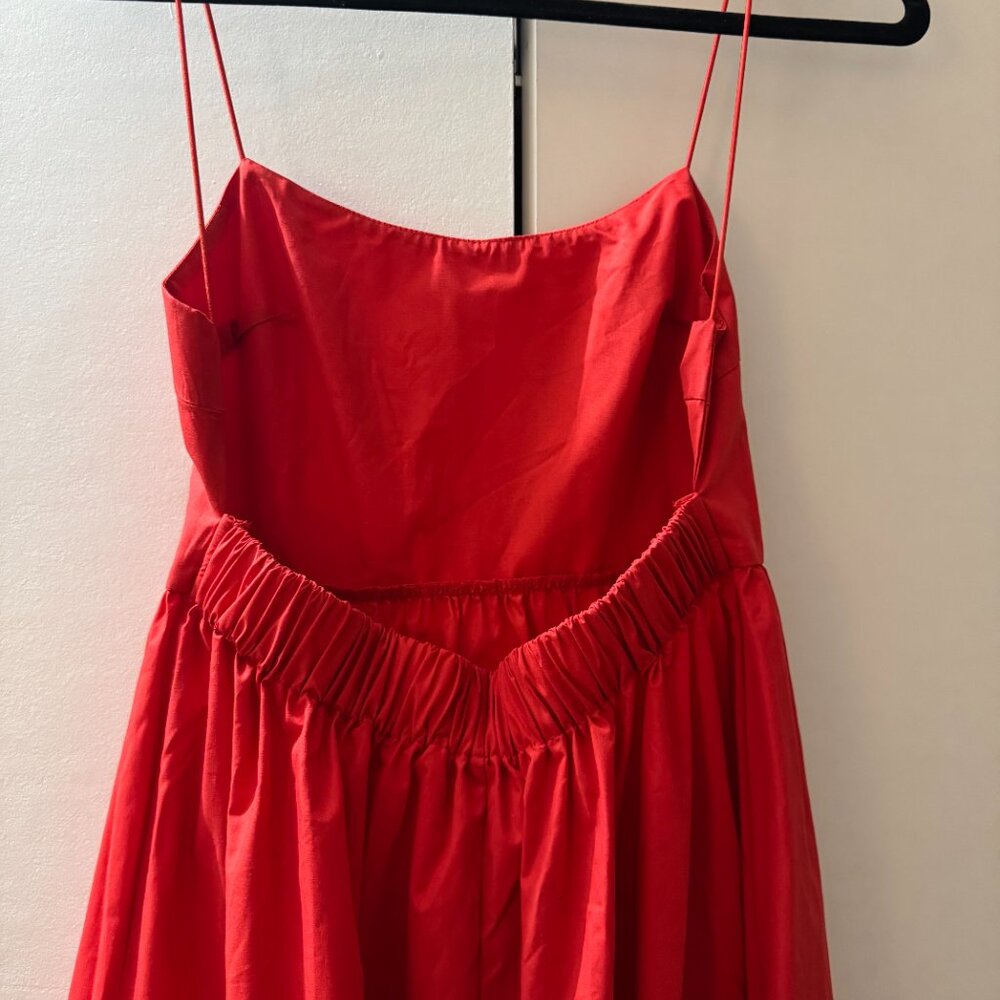 Solid Backless Long Dress - image 5